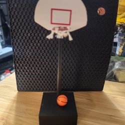 Basket Ball Hoop For Your Dollhouse Or It's a Magnetic Vehicle Dash Bookmark Ornament 