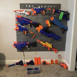 Nerf Guns and Wall Board