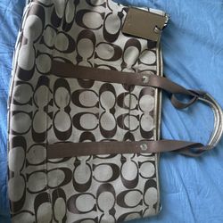 Coach Weekender Signature Bag