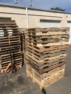 Wood pallets