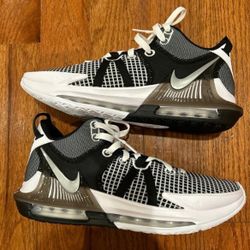 Nike LeBron Witness 7 White Black Metallic Silver - DM1123-100