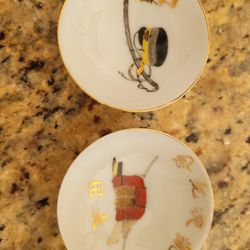 2 Japanese Imperial Sake Cups