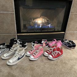 8 pairs of shoes sold as a bundle 