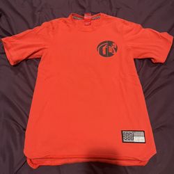 Nike Air Basketball Shirt Orange Small