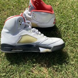 Jordan Retro 5 Fire Red Size 14 Men