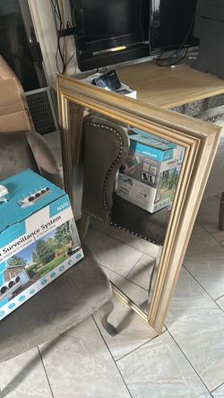 Gold Framed Wall Mirror