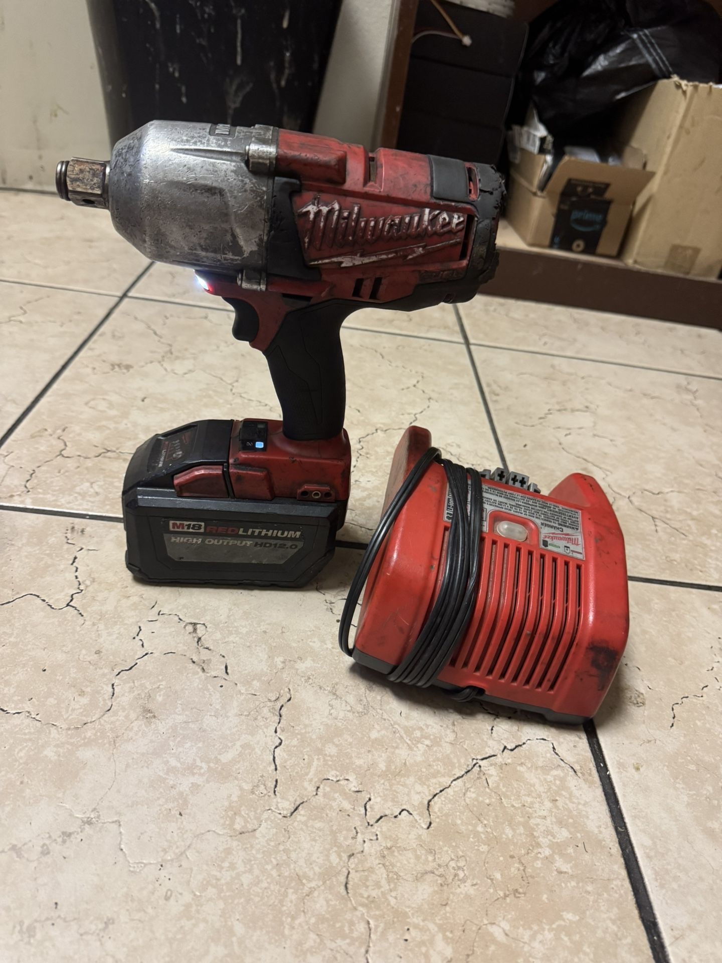 3/4 Inch Impact Tool With M18 12.0 Battery And Charger