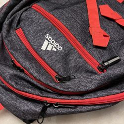 Adidas Red N Grey Backpack 