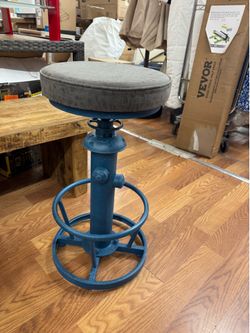 Antique Industrial  Vintage Bar Stool