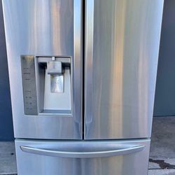 LG stainless steel fridge
