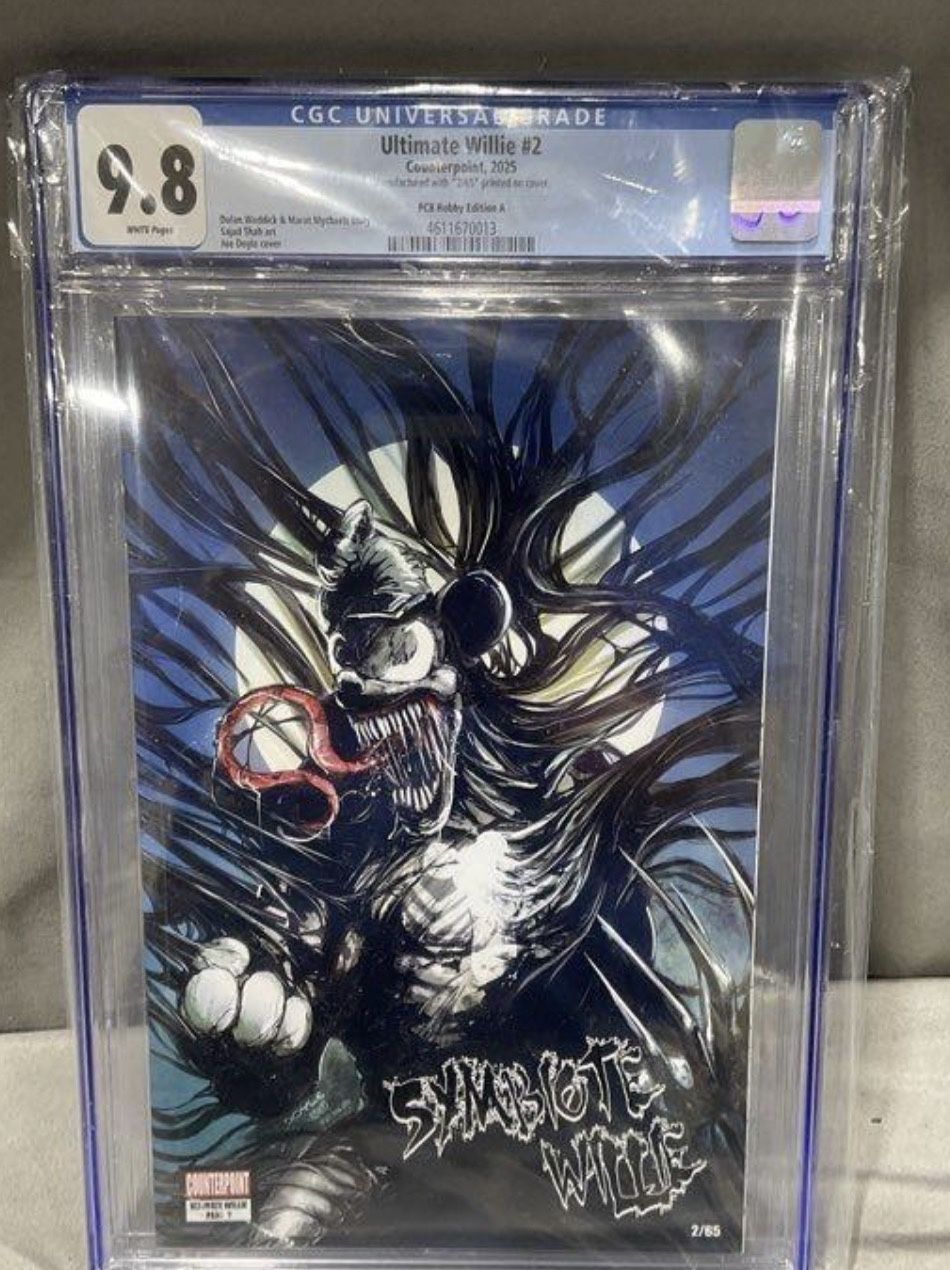 2023 Very Rare Comic Book Symbiote Ultimate Willie #2 Counterpoint 2/65 9.8 CGC