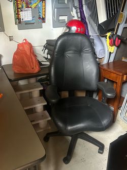 Leather office chair