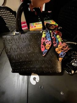 Betsy Johnson Skull Purse