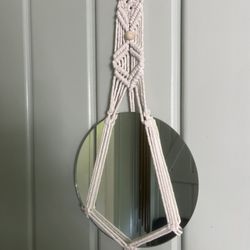  Macrame Hanging Mirror