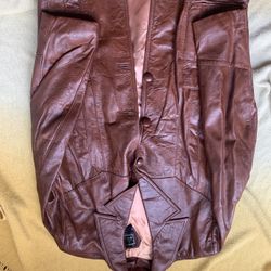 Vintage Leather Coat 