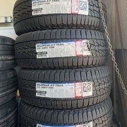 WE GOT BEST PRICES ON BRAND NEW TIRES CALL OR TEXT NOW 