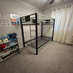 Metal Bunk Bed With Ladder