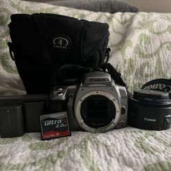 Canon EOS Rebel XT 8MP DSLR Camera