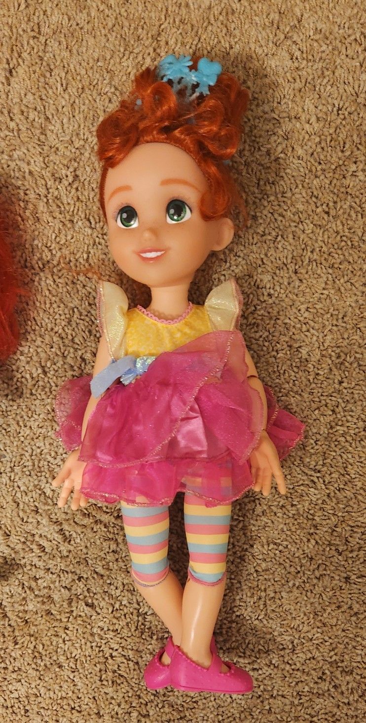 Disney Fancy Nancy Doll and her barking dog Frenchy