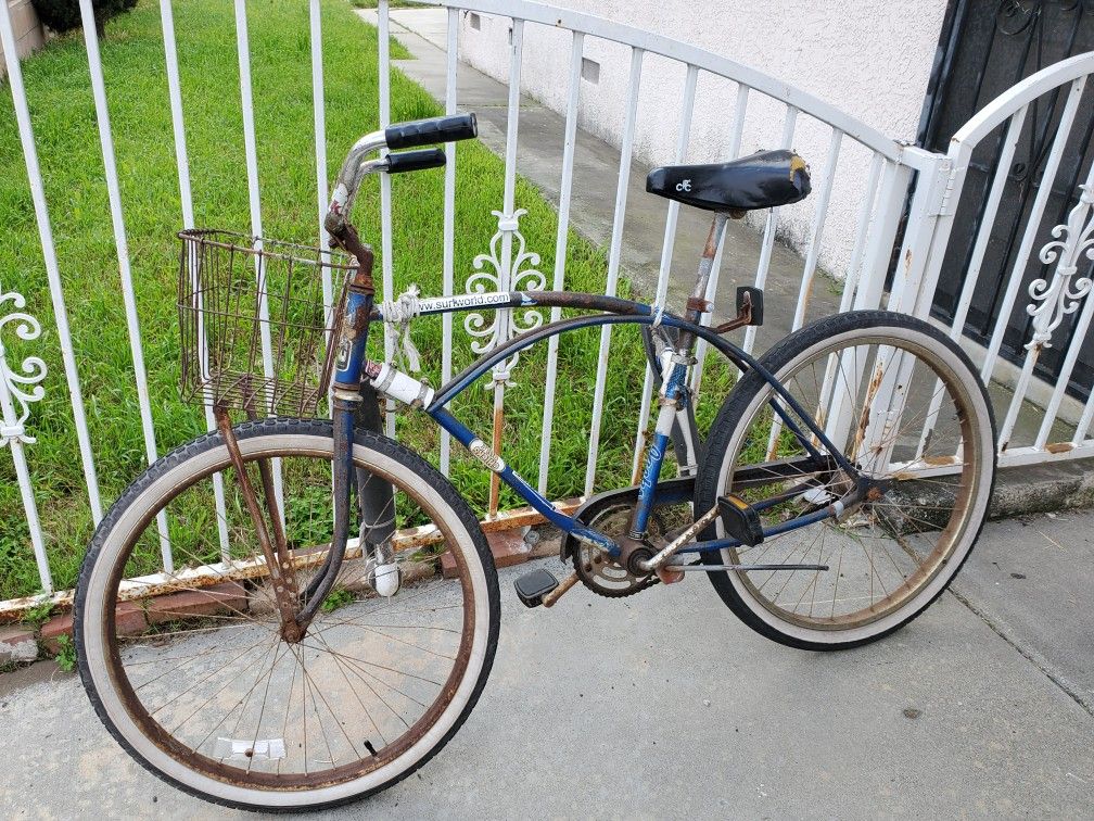 Rusty beach cruiser . Rides fine