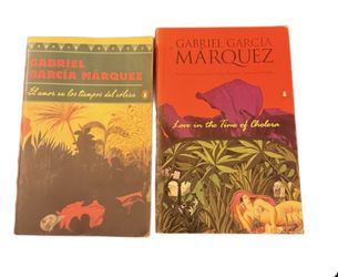 Love in the Time of Cholera English Spanish Set Garcia Marquez El Amor Colera