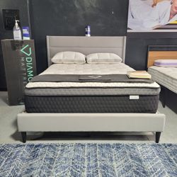 Balance Lux Copper Hybrid Plush Mattress With Cold To The Touch Graphite Top Brand New Bed In A Box 📦