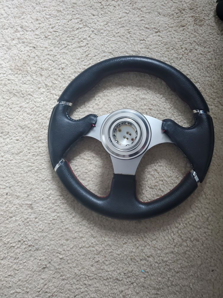 15" NRG Quick Release steering wheel