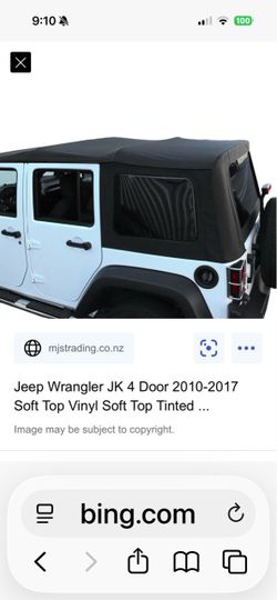 2007-2017 Jeep Wrangler JK Soft Top Bestop