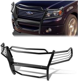 LA Zona Auto Parts 2004 to 2008 Ford F150 Black Grille Guard Tumba Burro Negro Para Chokes 