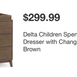 Baby Dresser With Changing Table