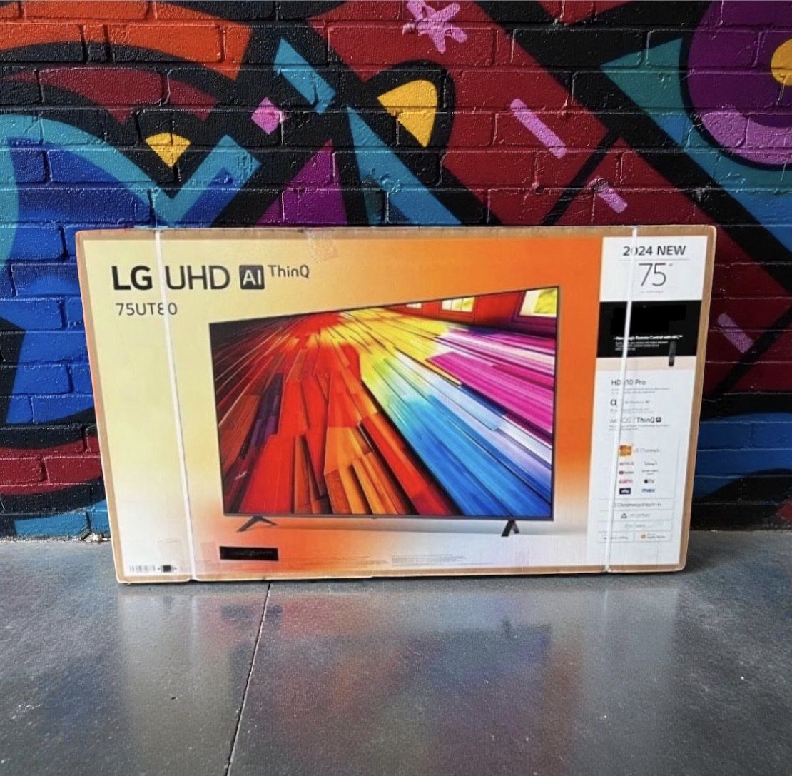 75 “ Lg Smart 4K LED HDR TV