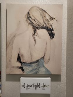 Abstract Figure Canvas Wall Art Painting