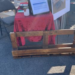 Beautiful Hand crafted, Accented Rustic Wine Rack; Stained and Sealed; Free delivery within EP/Las Cruces area