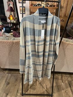 Calvin Klein Striped Jacket Size XL