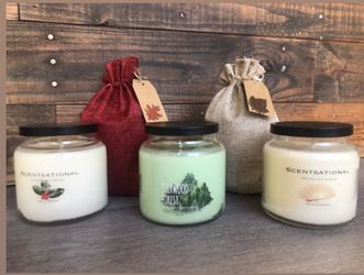 Scentsational Soy Candles. Look at description for details