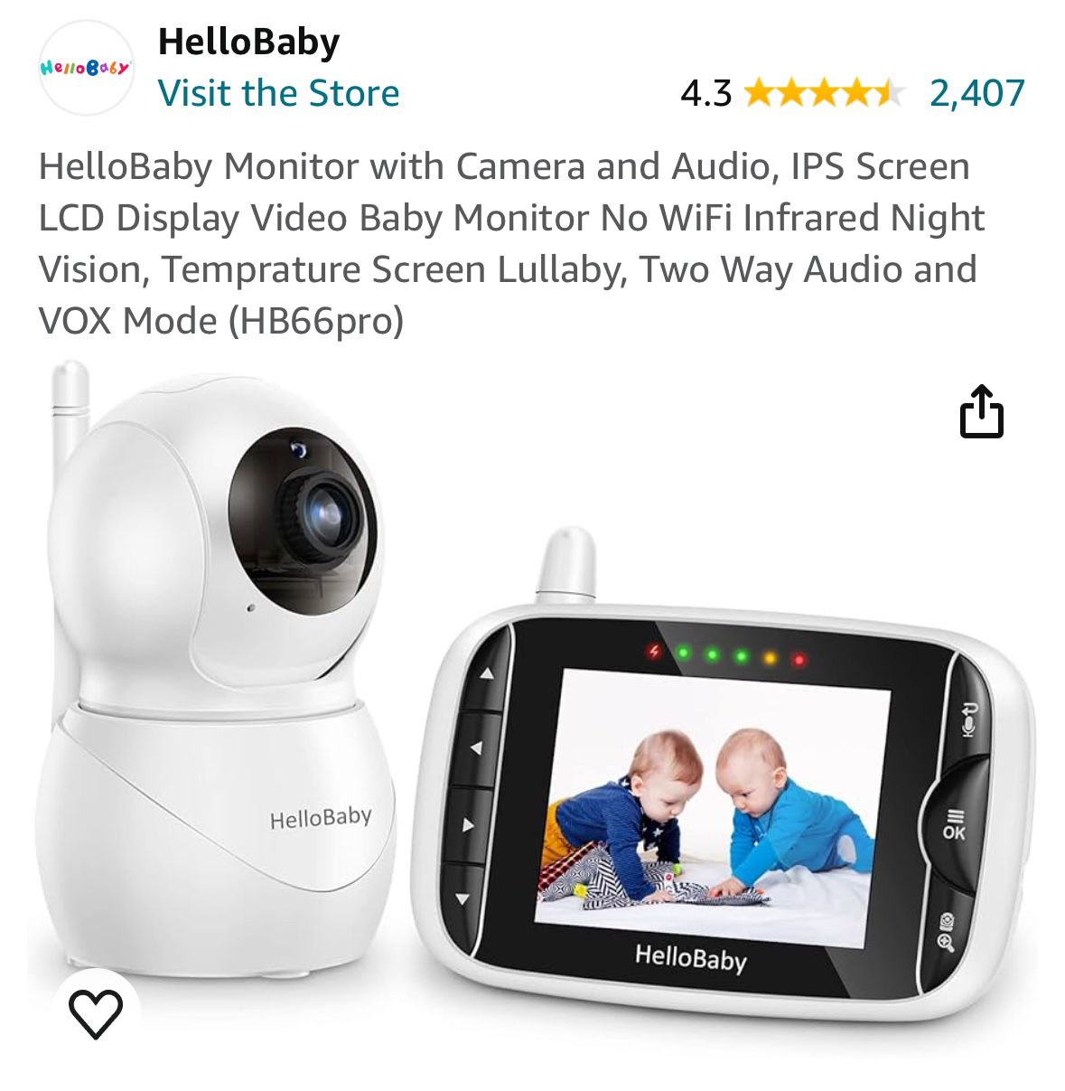 Baby Monitor & Camera 
