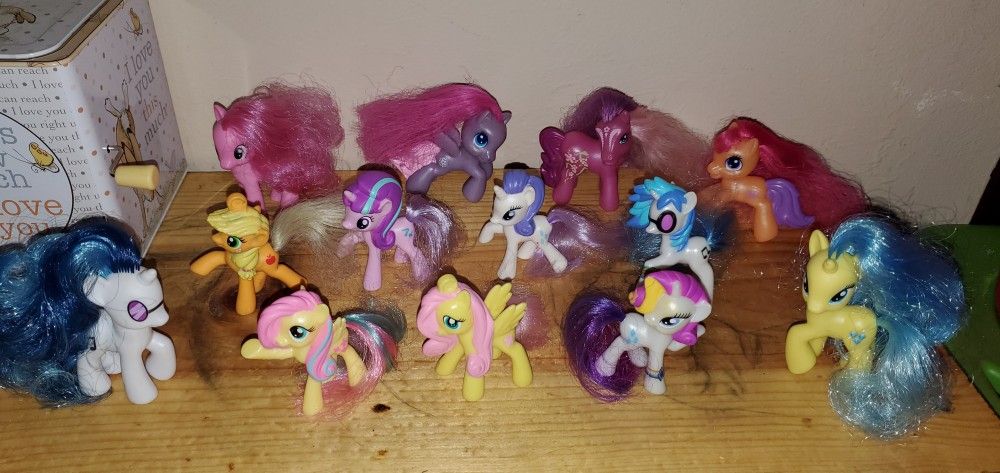 My Little Pony 3"/4" Figure Collection! 13 Ponies! Used