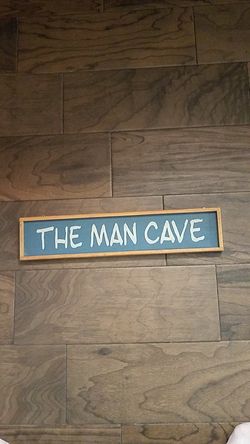 Man cave sign