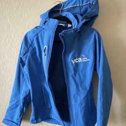 Blue raincoat waterproof