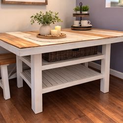 Farmhouse table with bench!!