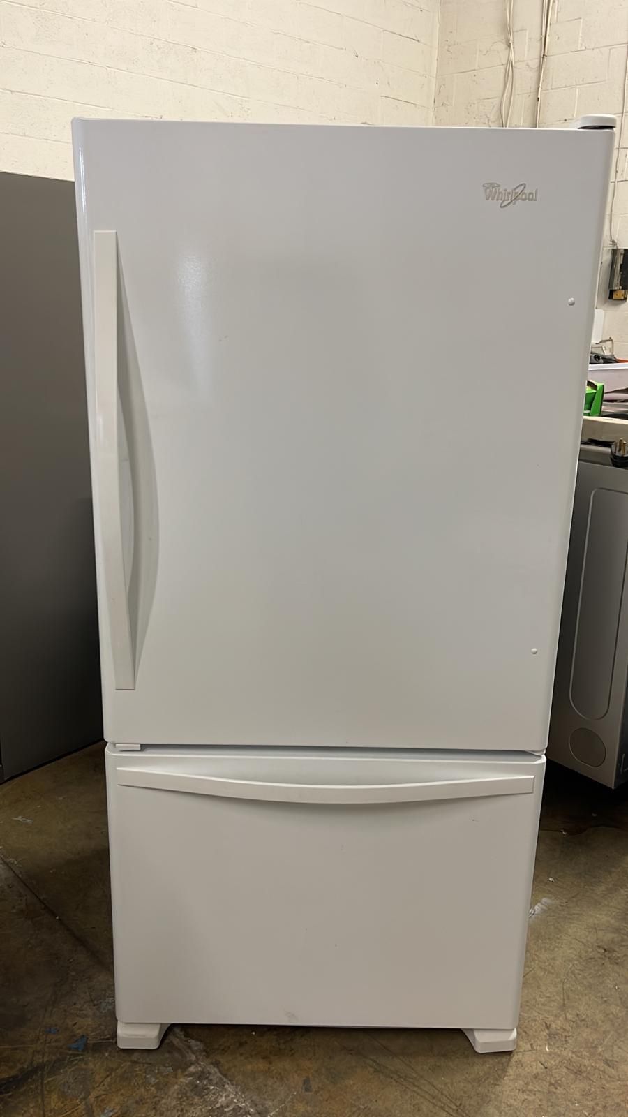Whirlpool 30” Wide Bottom Freezer Refrigerator