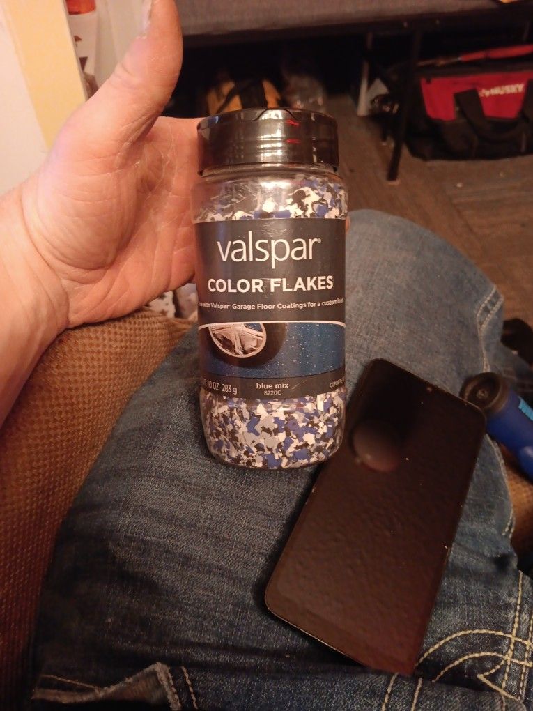 VALSPAR COLOR FLAKES (BLUE MIX)