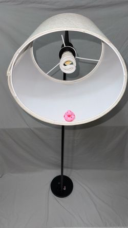 Floor Lamp ~ Black Circle Base