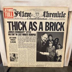 Jethro Tull Thick As A Brick Vinyl Record