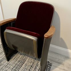 Vintage Theater Chair 