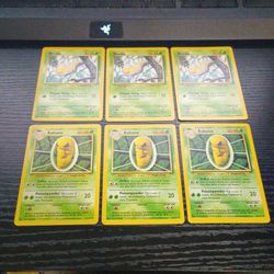 Pokemon Weedle & Kakua Base Set $5 Per Set Or $12 For All 3