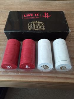 GOLDEN NUGGET ROCKETS POKER CHIPS