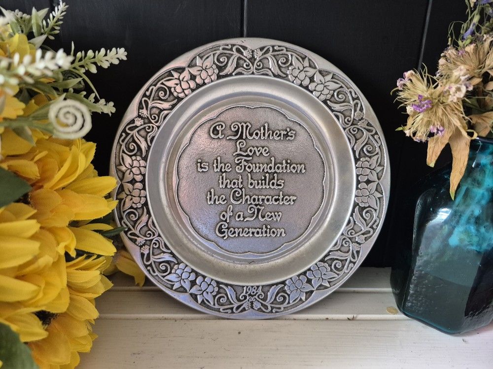 Wilton Columbia 1984 Pewter Plate