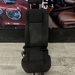 2015-2025 Ford Transit Van OEM BLACK CLOTH Single Rear Seat 15 passenger