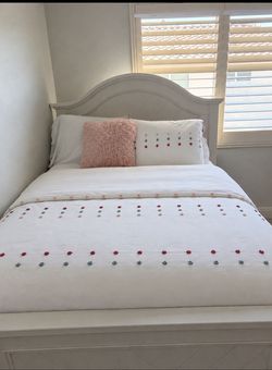 Bed And Drawers Set And Wall Frame